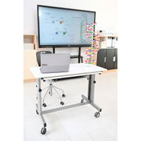 Grande Mobiler Lehrertisch, höhenverstellbar, TH 76–90 cm – Bild 11