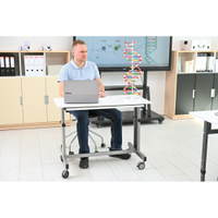 Grande Mobiler Lehrertisch, höhenverstellbar, TH 76–90 cm – Bild 7