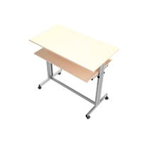 Grande Mobiler Lehrertisch, höhenverstellbar, TH 76–90 cm – Bild 22