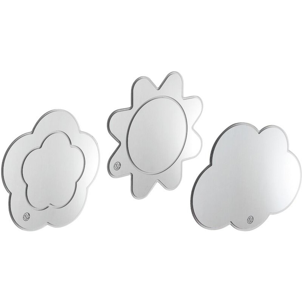 Spiegel Formen 3er Set (Wolke, Sonne und Blume)