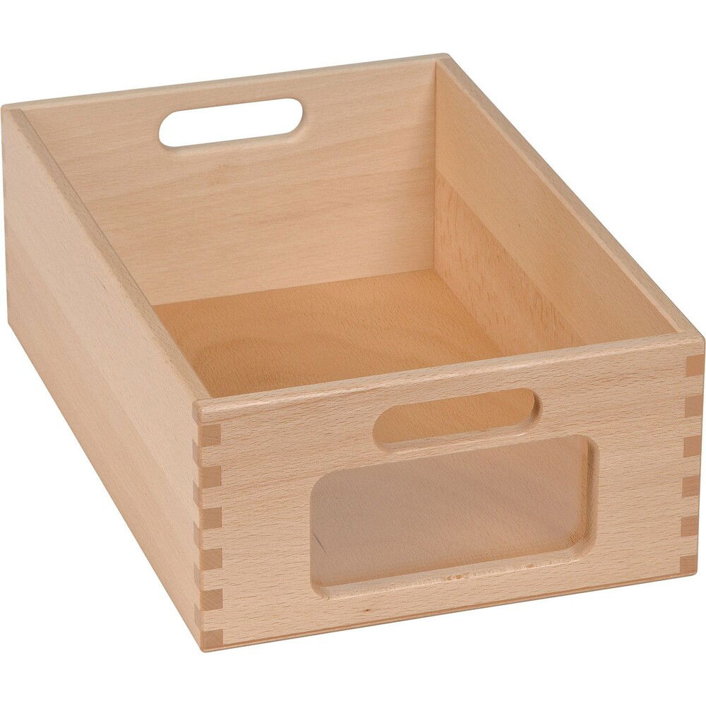 Materialkasten mit Acryl-Sichtfenster, Höhe 12 cm