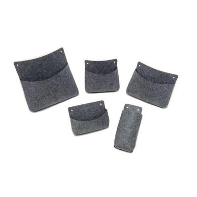 Wandtasche aus Filz, 5er Set