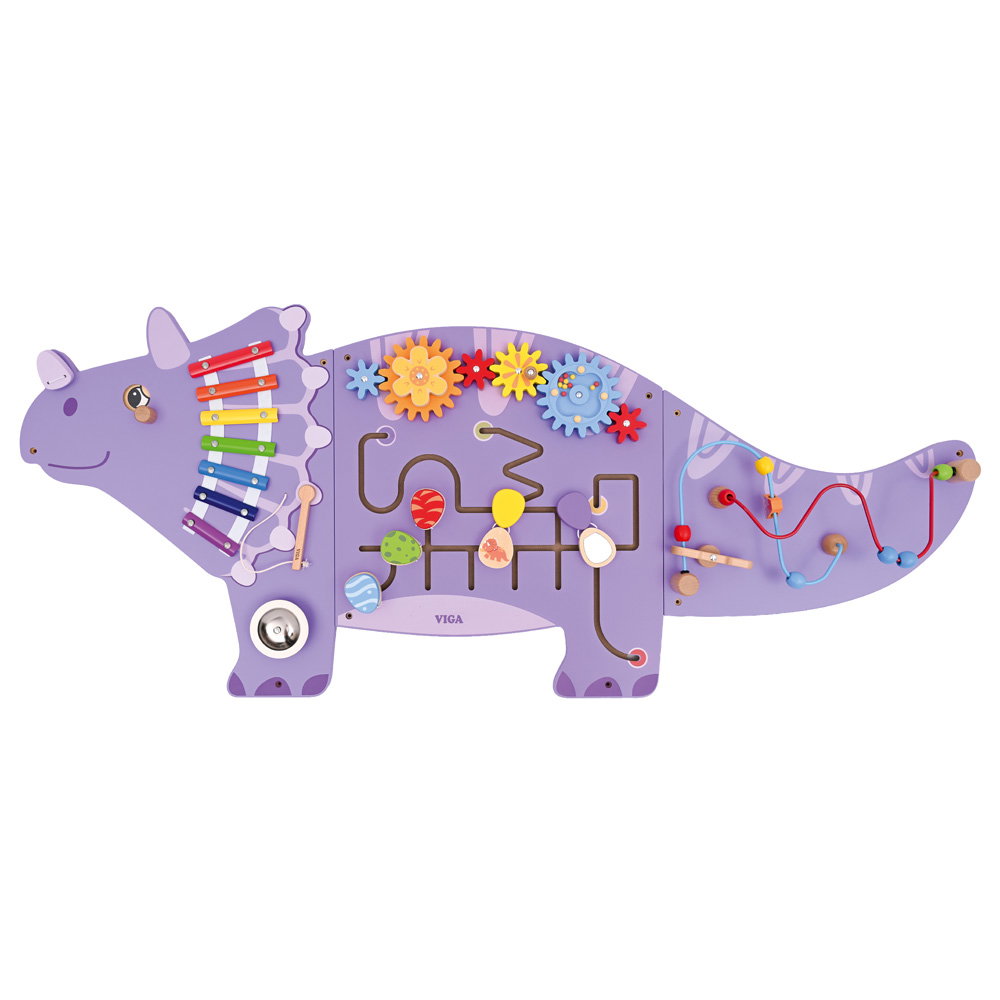 Wandapplikation "Dinosaur mit 5 Spielen"