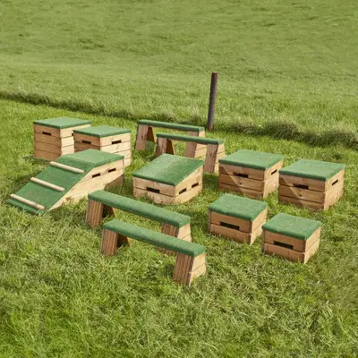 Super Move & Make Meadow Set – 12-teiliges Hindernis- & Bewegungs-Set