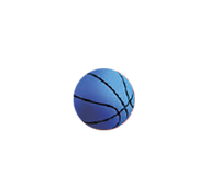 Team Basketball Spielplane - 63336 05 orange ball frei