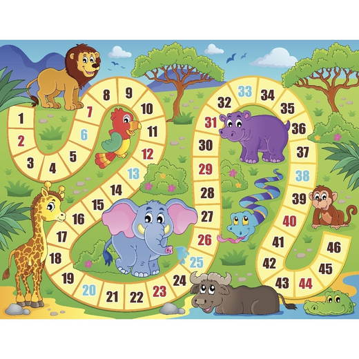 DschungelProspekt_1000 Spielteppich Dschungelralley - DschungelProspekt 1000