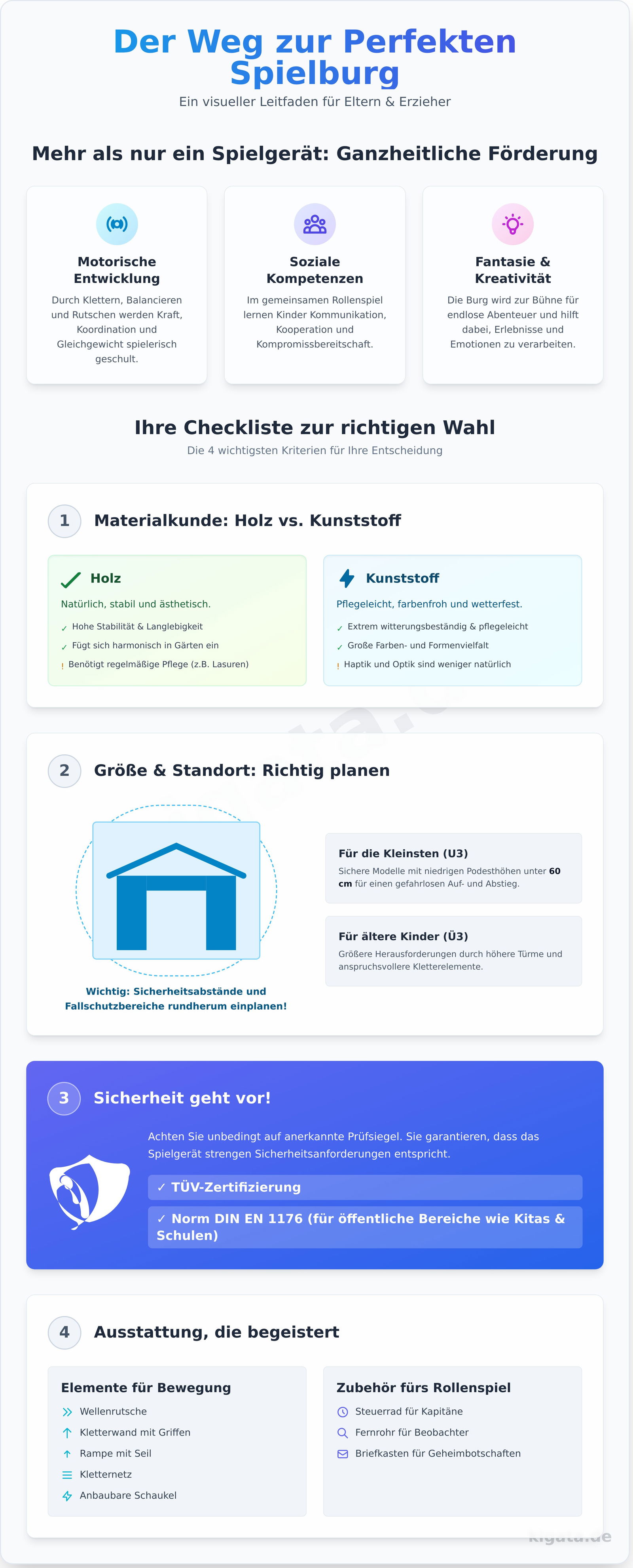 Spielburg: Der ultimative Ratgeber für kleine Ritter & Prinzessinnen - Infographic