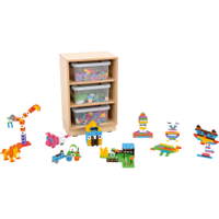 Flexi Schrank mit Waffel-Bausteinen - ZEST5414 a 19
