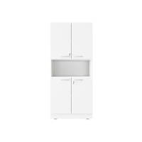 Grande Hochschrank mit offenem Fach, H 187, T 48 - ZEST6185W b 25