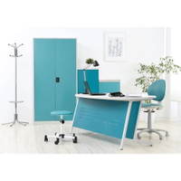 Aktenschrank 100x200cm, Türen blaugrün - aktenschrank 100 turen blaugrun 091111 w 5