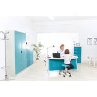 Aktenschrank 100x200cm, Türen blaugrün - aktenschrank 100 turen blaugrun 091111 w 6