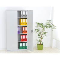 Aktenschrank 100x200cm, Türen grau - aktenschrank 100 turen grau 803007 w 4