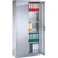 Aktenschrank 100x200cm, Türen grau - aktenschrank 100 turen grau 803007 w
