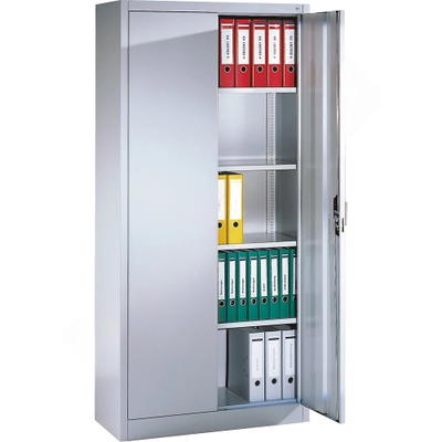 Aktenschrank 100x200cm, Türen grau