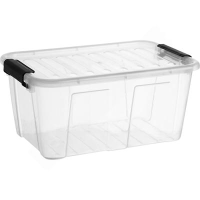 Plastikbehälter mit Klickverschluss-Deckel, Mini, 8 l