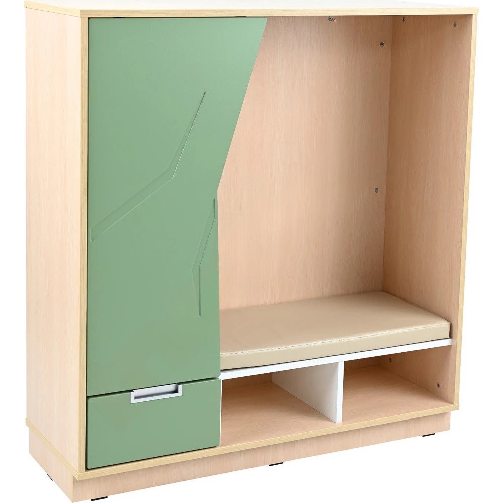 Quadro - Versteckschrank mit Matte beige