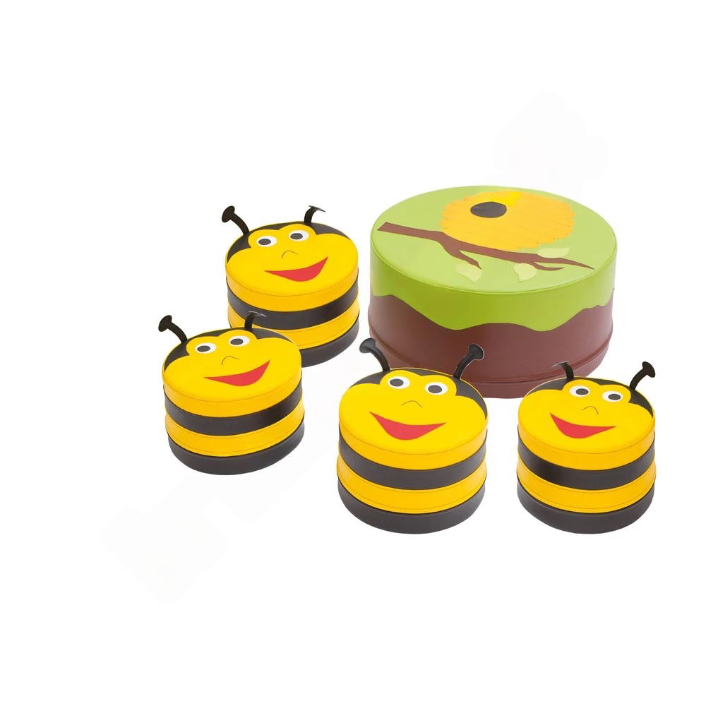 Schaumstoff-Sitzgruppe für Kleinkinder, Bienchen