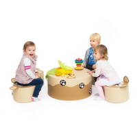 Schaumstoff-Sitzgruppe für Kleinkinder, Teddybär - schaumstoff sitzgruppe fur kleinkinder teddybar 855318 w1