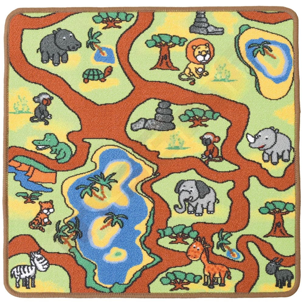 Spielmatte - Dschungel, quadratisch