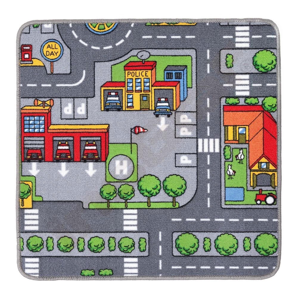 Spielmatte - Stadt, quadratisch