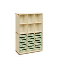 Regal „Alice“ mit 21 flachen Kunststoffboxen und 6 offenen Fächern - 04 ALICE SMALL TRAY 154 121 PR 01 scaled