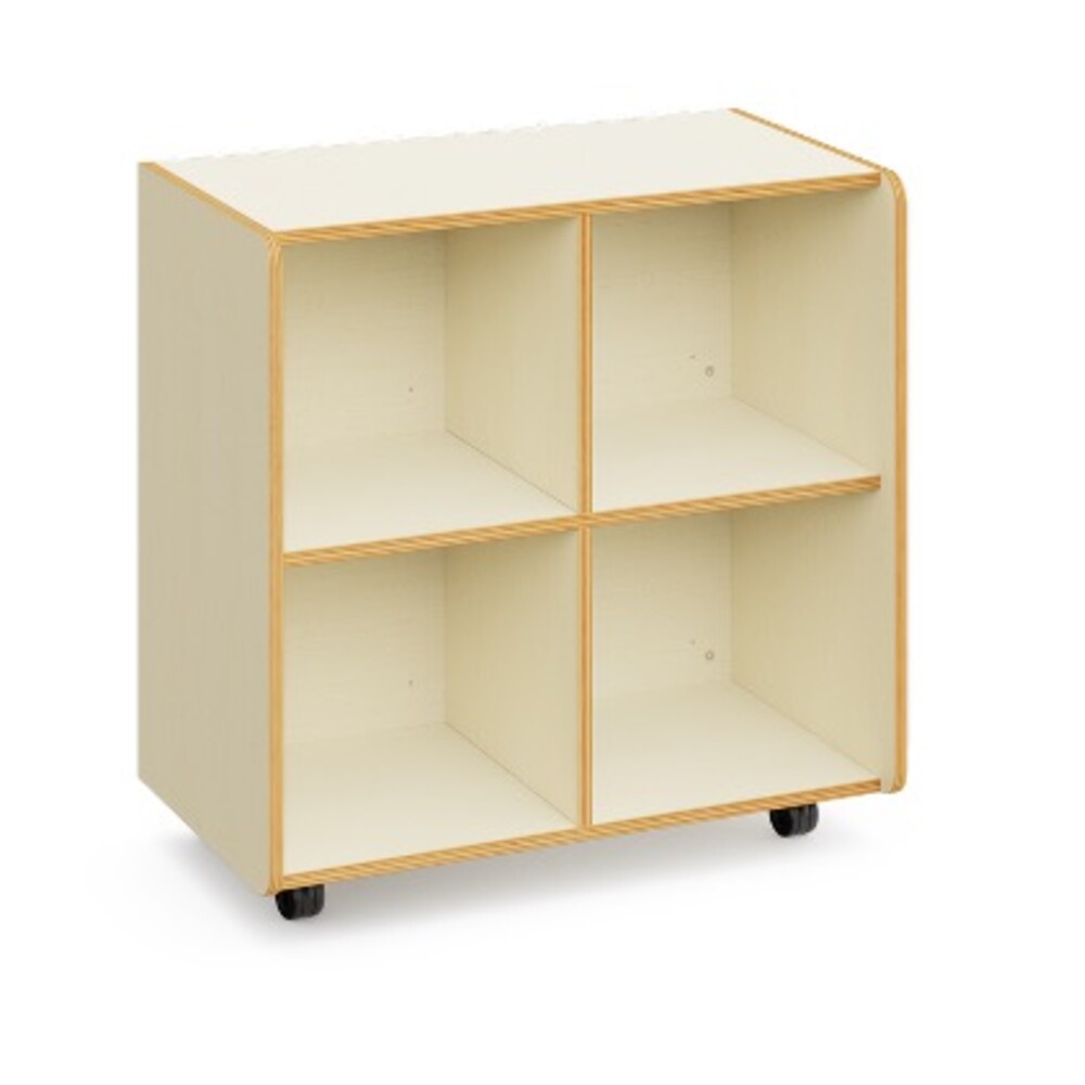 Fahrbares Regal "Do" mit 4 feststellbaren Rollen