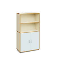 Schrank „Flora“ mit 2 abschließbaren Türen und 2 offenen Fächern - 04 FLORA 154 PR 01 scaled