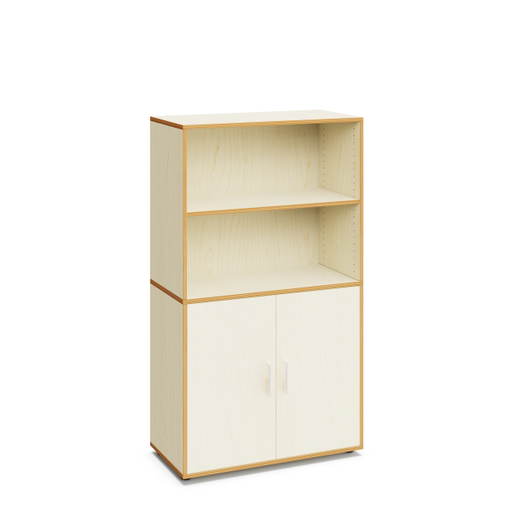04-FLORA-154-PR-011-scaled Schrank „Flora“ mit 2 abschließbaren Türen und 2 offenen Fächern - 04 FLORA 154 PR 011 scaled