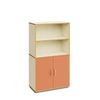 Schrank „Flora“ mit 2 abschließbaren Türen und 2 offenen Fächern - 04 FLORA 154 TERRACOTA NOVA PR 01 scaled
