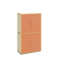 Schrank „Inge“ mit 4 abschließbaren Türen, 2 Einlegeböden und 1 Fachboden - 04 INGE 154 TERRACOTA NOVA PR 01 scaled