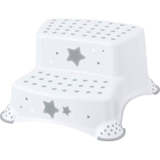 078025_a_18 Fußbank Sterne, weiß - 078025 a 18