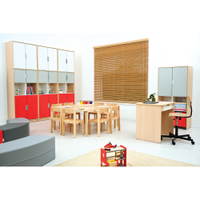 Schreibtisch Quadro mit breiter Schublade – Bild 48