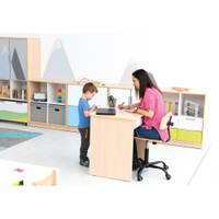 Schreibtisch Quadro mit breiter Schublade – Bild 43