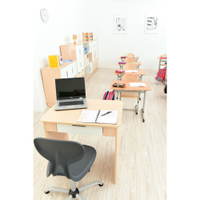 Schreibtisch Quadro mit breiter Schublade – Bild 39