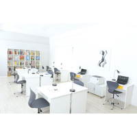 Schreibtisch Quadro mit breiter Schublade – Bild 26