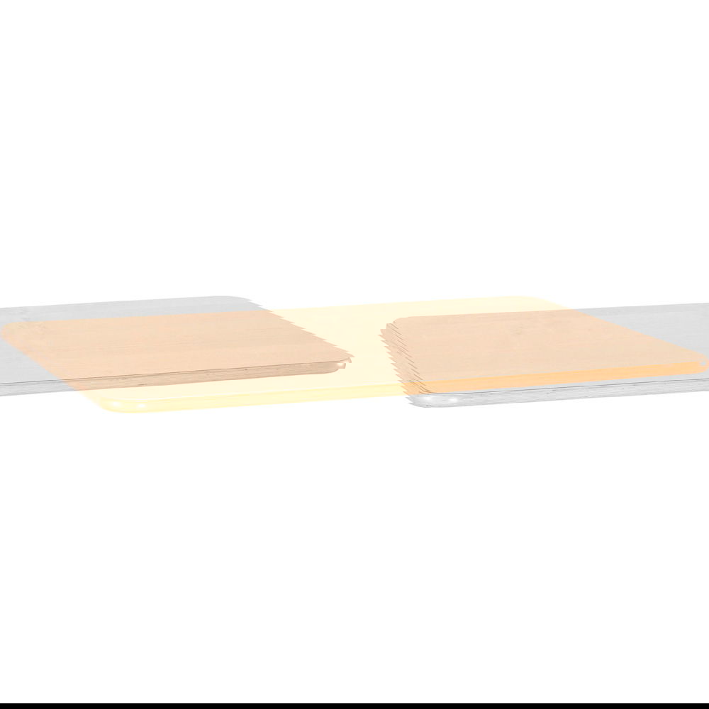 Flexi Tischplatte rechteckig, 120 x 80 cm