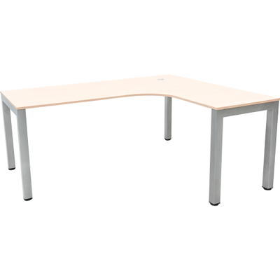Grande L-Schreibtisch mit Metallbeinen