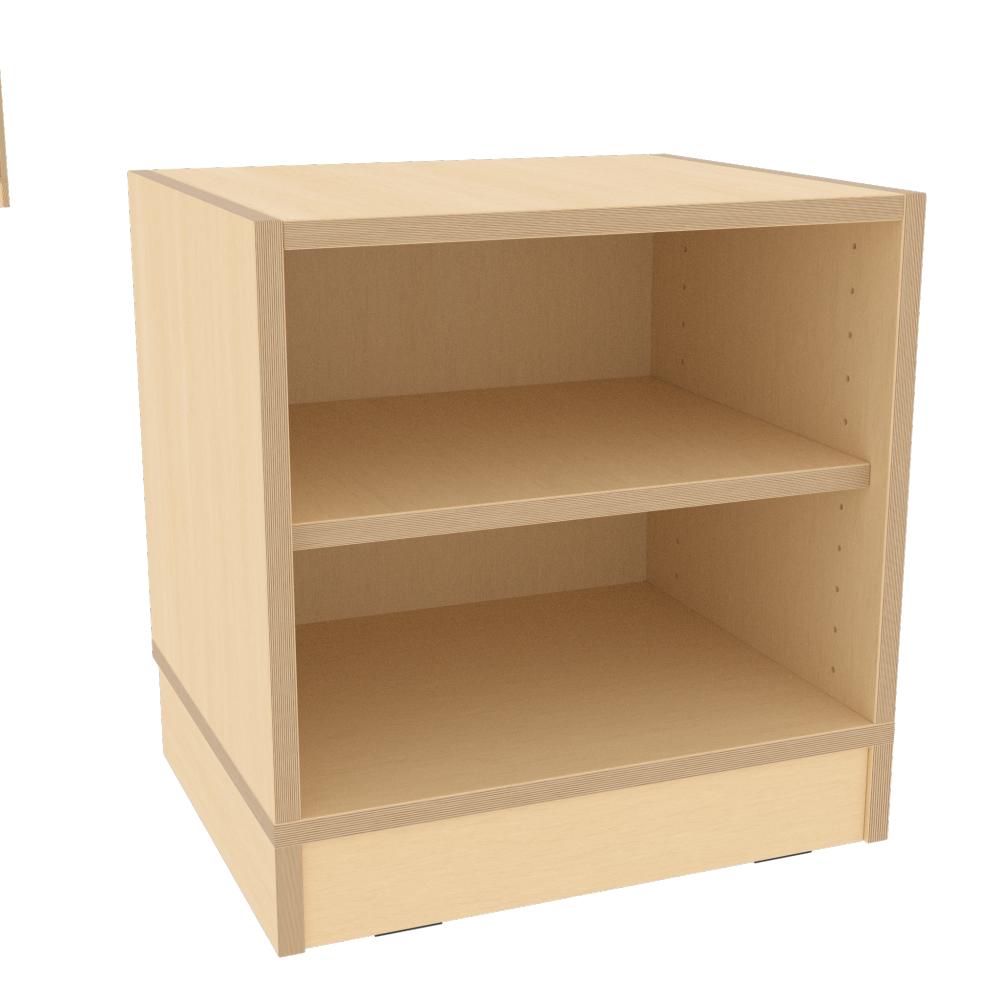 Echtholz Regal S, B 47 cm