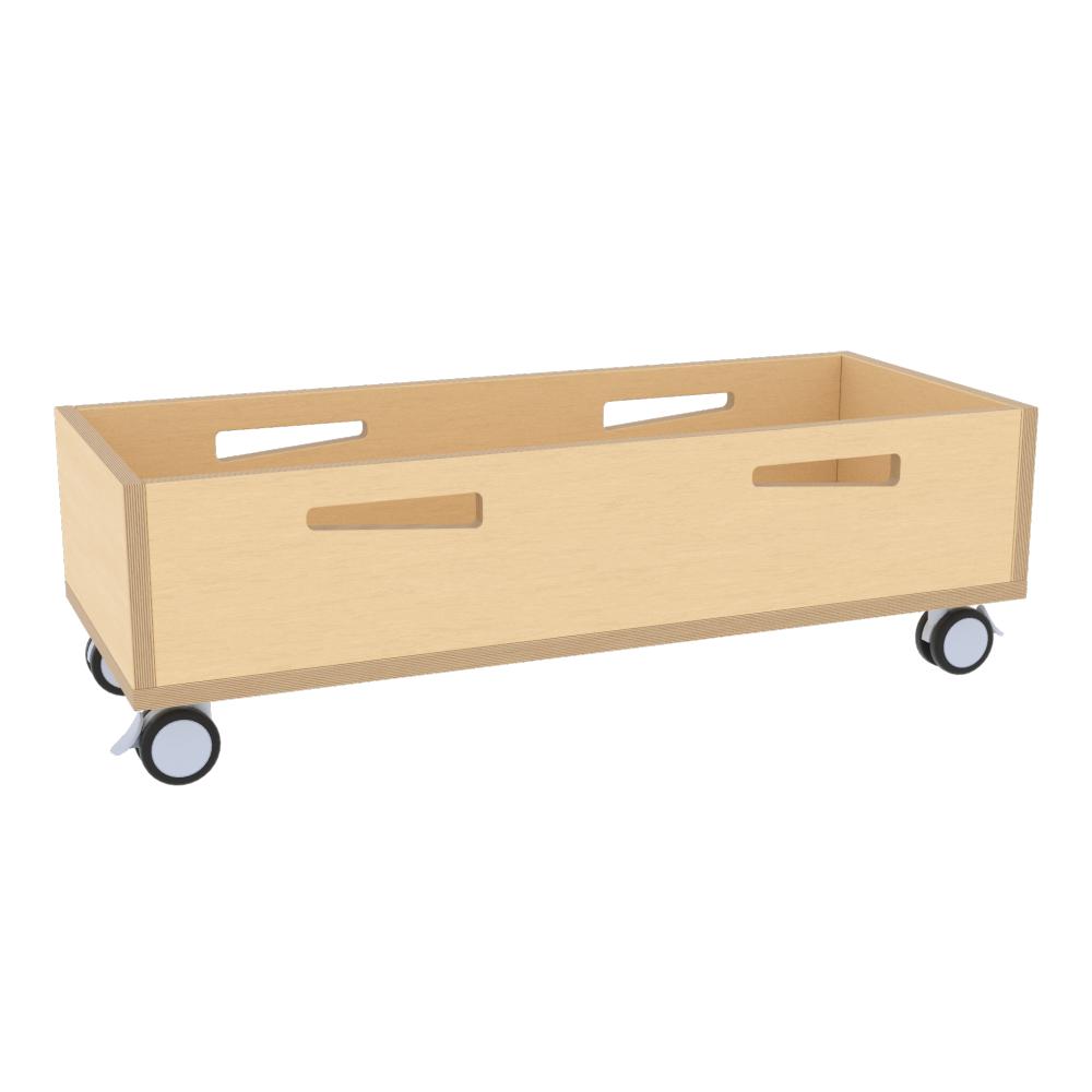 Echtholz Rollcontainer, B 85 cm