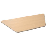 Flexi Tischplatte trapezförmig, 120 x 60 x 70 x 60 cm - 094387 a 26