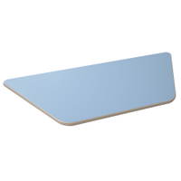 Flexi Tischplatte trapezförmig, 120 x 60 x 70 x 60 cm – Bild 5