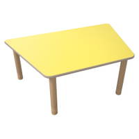 Flexi Trapezförmiger Tisch, höhenverstellbar – Bild 24