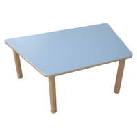 Flexi Trapezförmiger Tisch, höhenverstellbar – Bild 23