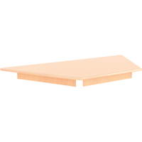 HPL-beschichtete Tischplatte, trapezförmig - 096529 x 17