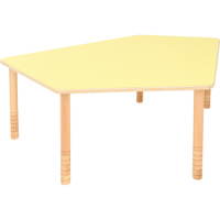 Flexi Tischplatte fünfeckig, groß – HPL - 096642 a 17