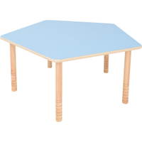 Flexi Tischplatte fünfeckig, klein – HPL - 096643 a 17