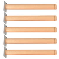 Flexi Tischbeine rund, höhenverstellbar, 5 Stück - 096658 a 17