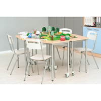 Stuhl H 6, Sitzhöhe 46 cm, für Tischhöhe 76 cm – Bild 57