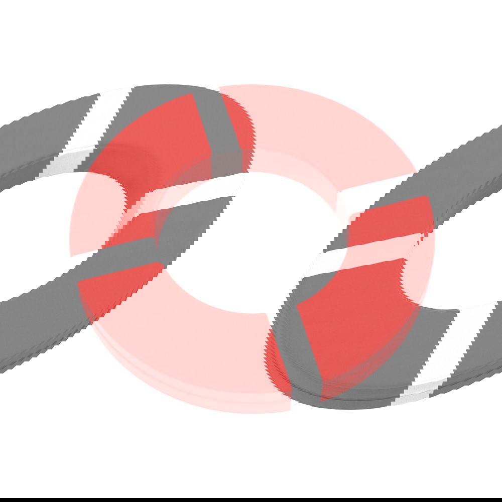 Rettungsring aus Schaumstoff