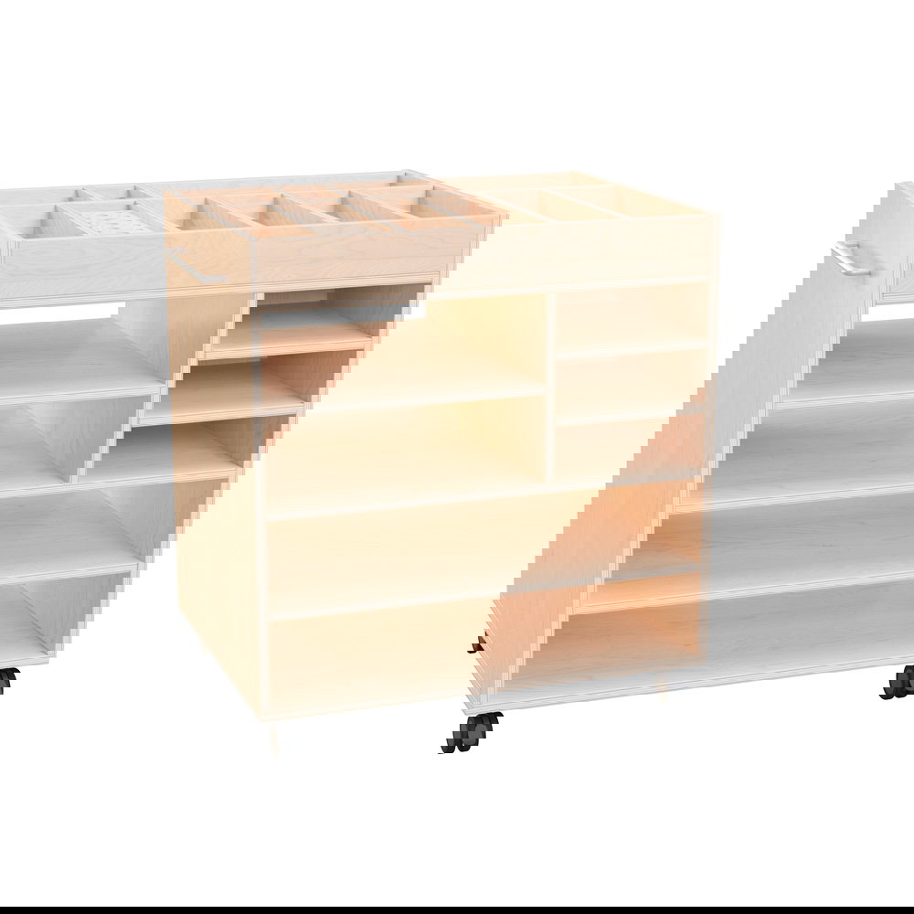 Echtholz Bastelwagen